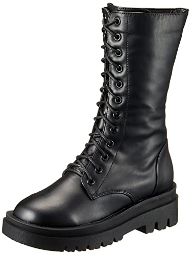 [リバティー ドール] ブーツ ミドルブーツ レースアップ 12ホール 9088 レディース ブラックピーユー 23.0 cm 2E